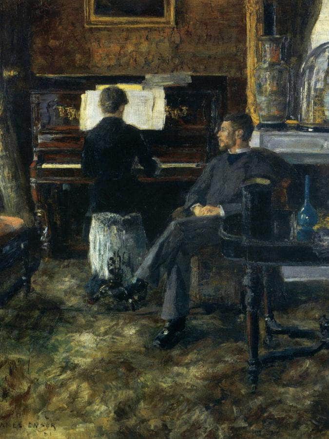 Russian Music By James Ensor Fine Art Print