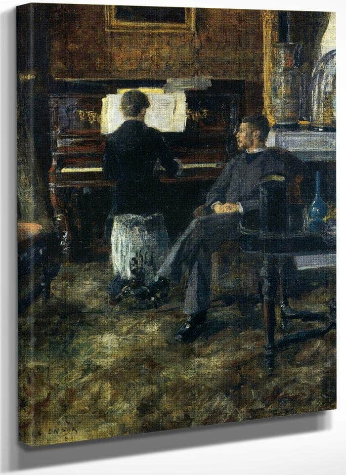 Russian Music By James Ensor Fine Art Print