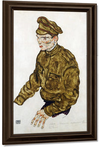 Russian Prisioner Of War By Egon Schiele Fine Art Print