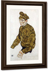 Russian Prisioner Of War By Egon Schiele Fine Art Print