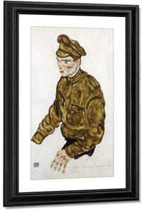 Russian Prisioner Of War By Egon Schiele Fine Art Print