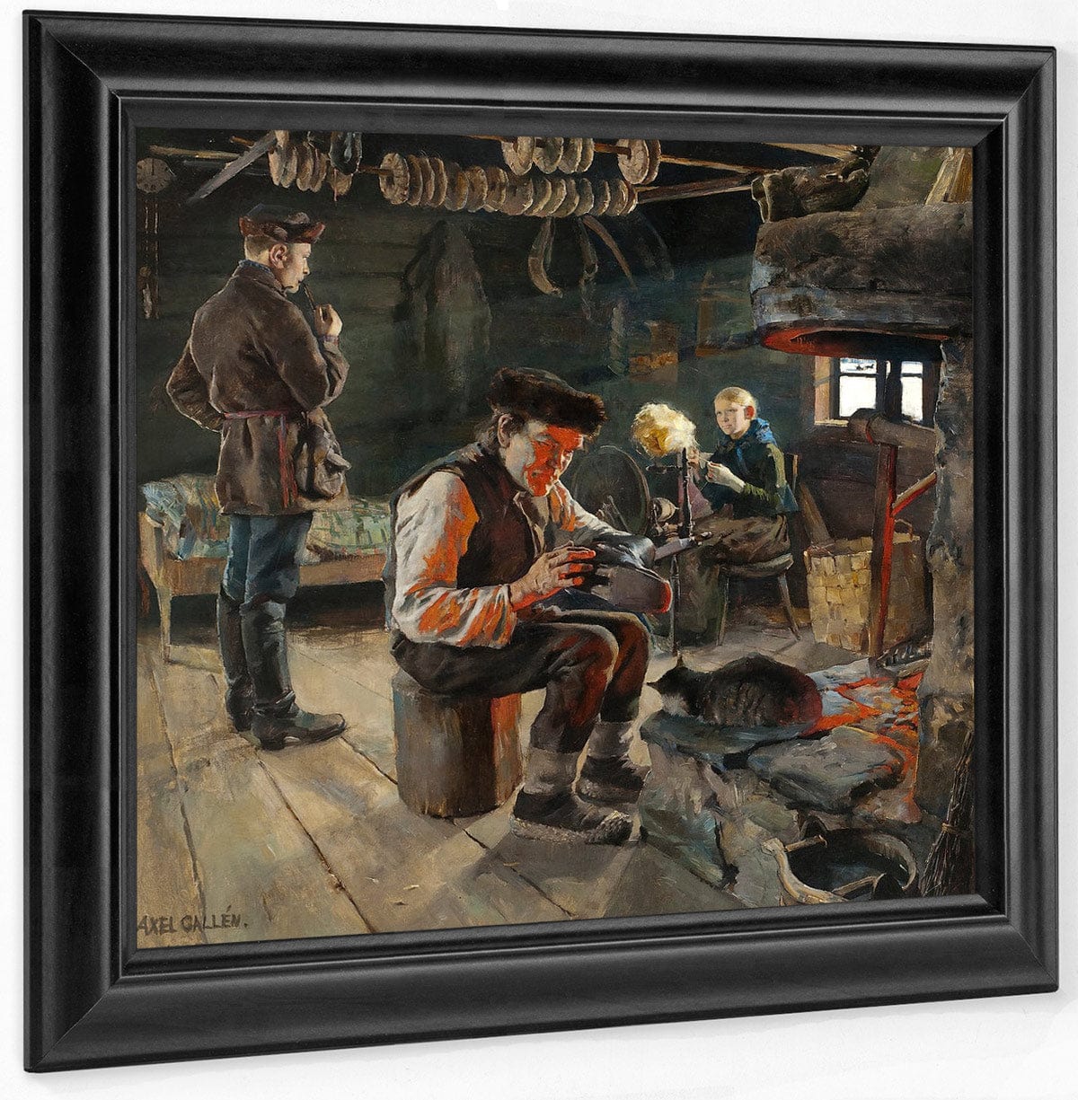 Rustic Life By Akseli Gallen Kallela Fine Art Print