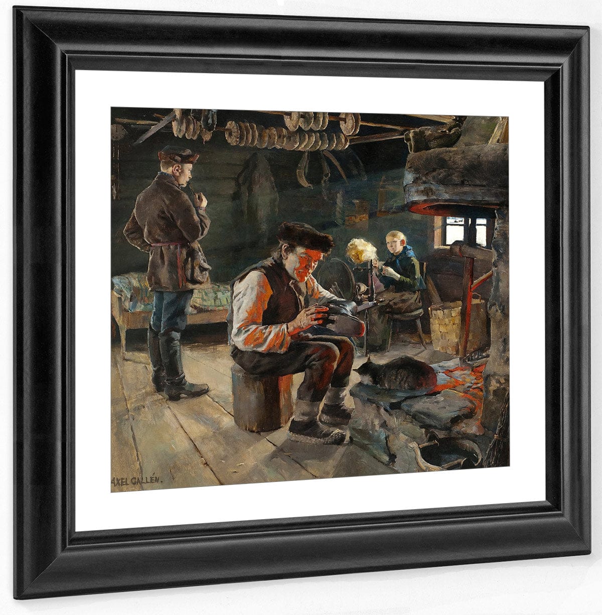 Rustic Life By Akseli Gallen Kallela Fine Art Print