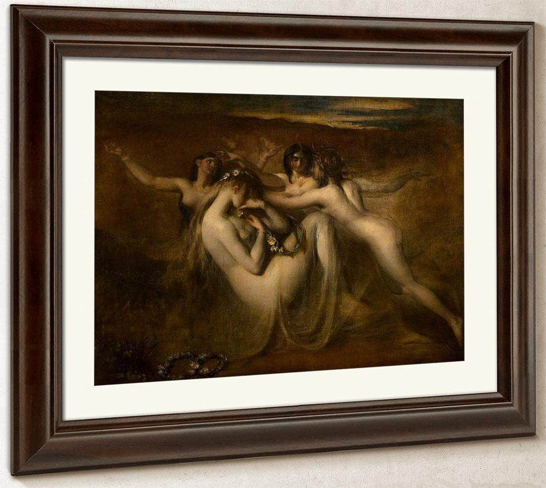 Sabrina And Her Nymphs By William Etty Fine Art Print
