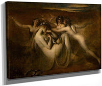 Sabrina And Her Nymphs By William Etty Fine Art Print
