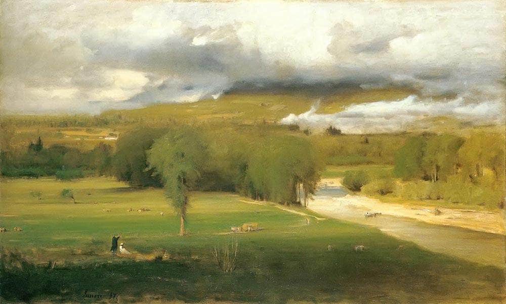 Saco Ford Conway Meadows By George Inness Fine Art Print