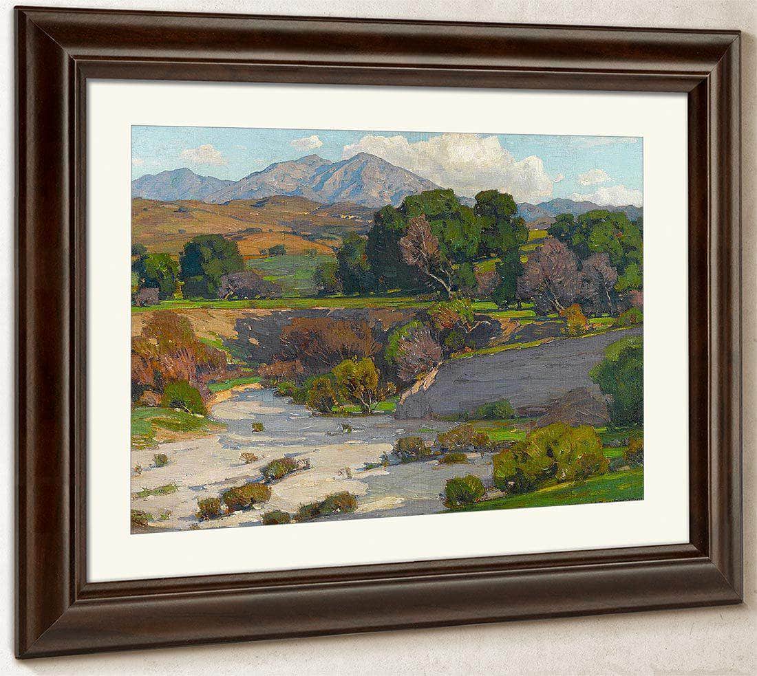 Saddleback Mountains Mission Viejo By William Wendt Fine Art Print