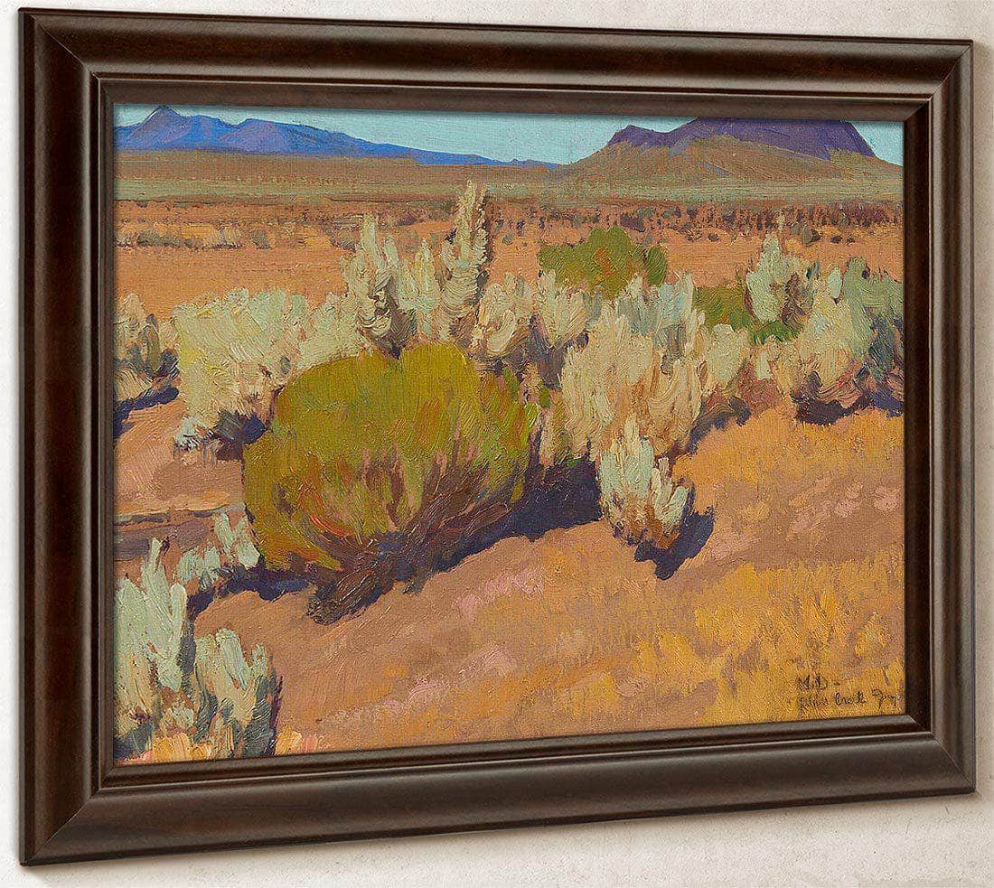 Sage And Rabbit Brush 1927 By Maynard Dixon Fine Art Print
