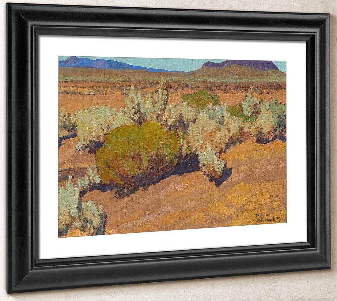 Sage And Rabbit Brush 1927 By Maynard Dixon Fine Art Print