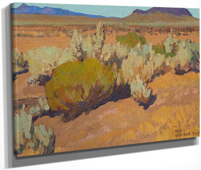 Sage And Rabbit Brush 1927 By Maynard Dixon Fine Art Print
