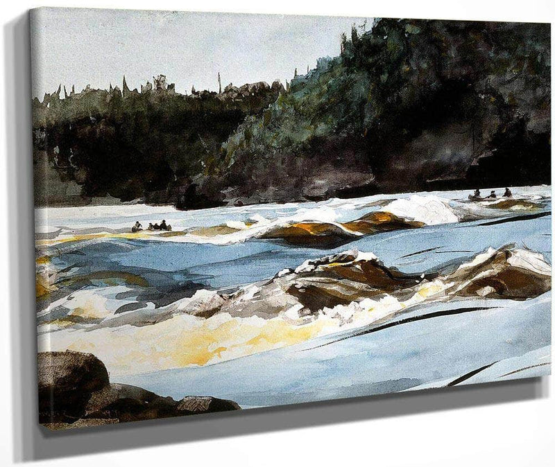 Saguenay River Lower Rapids By Winslow Homer Fine Art Print