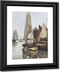 Sailboat At Honfleur By Claude Monet Fine Art Print