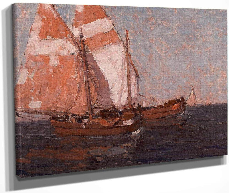 Sailboats On The Adriatic By Edgar Payne Fine Art Print