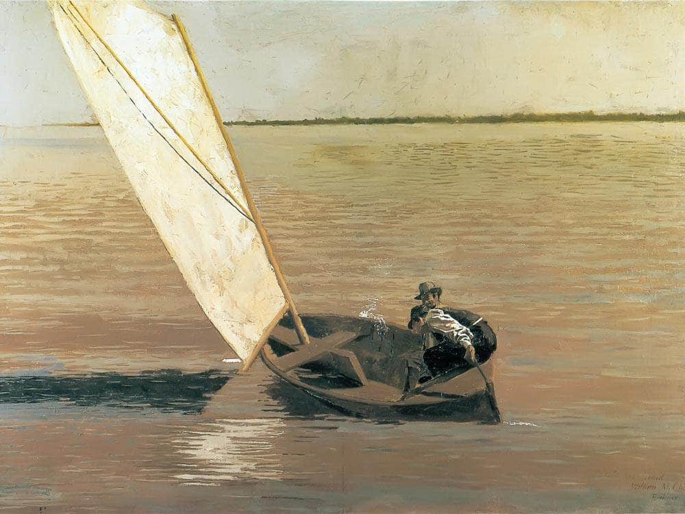 Sailing By Thomas Eakins Fine Art Print