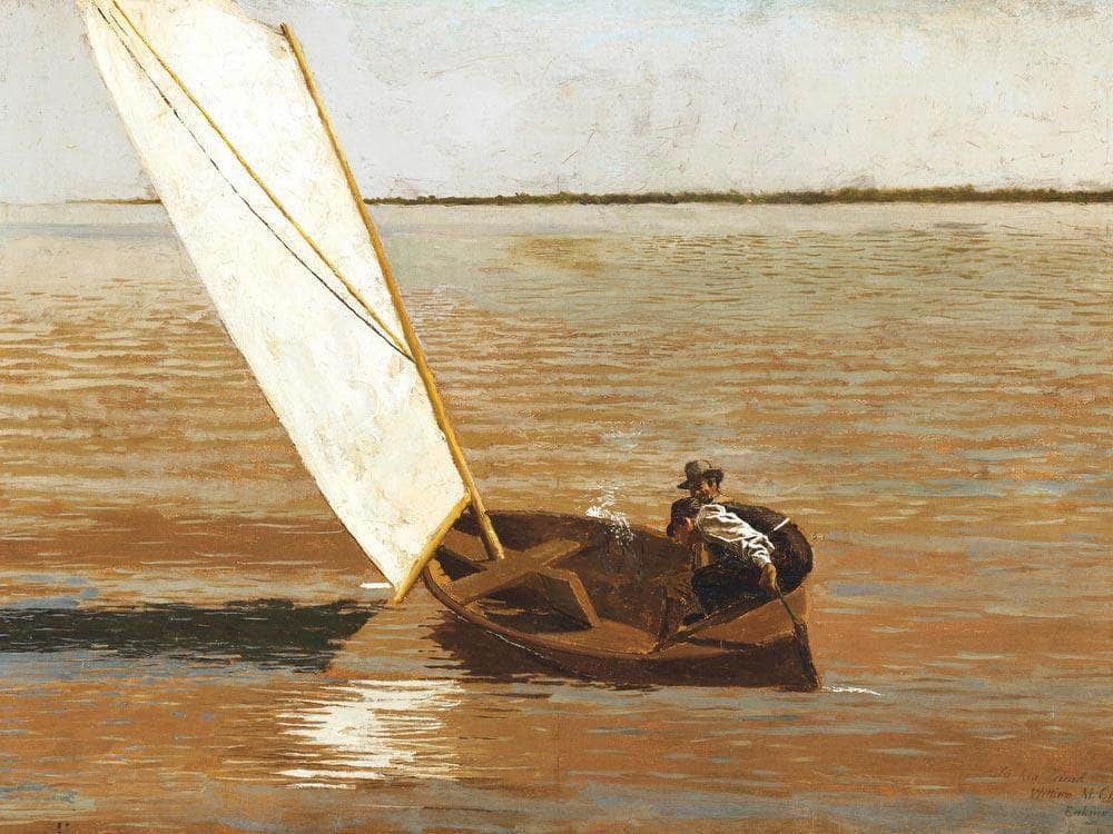 Sailing By  Thomas Eakins Fine Art Print