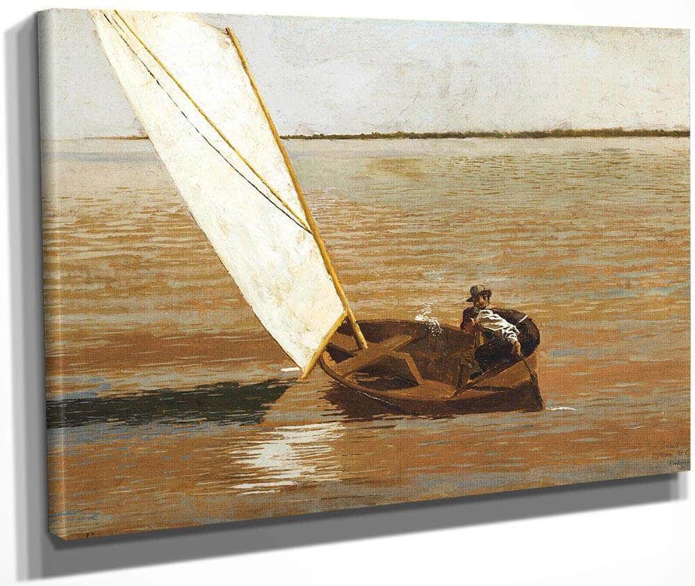 Sailing By  Thomas Eakins Fine Art Print