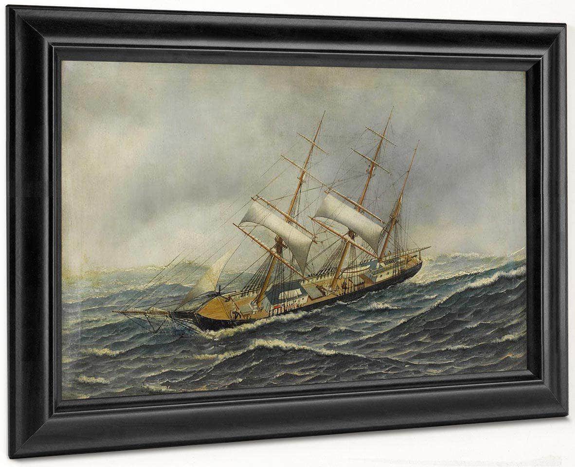 Sailing Ship St. Mary By Antonio Jacobsen Fine Art Print