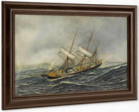 Sailing Ship St. Mary By Antonio Jacobsen Fine Art Print