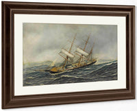 Sailing Ship St. Mary By Antonio Jacobsen Fine Art Print