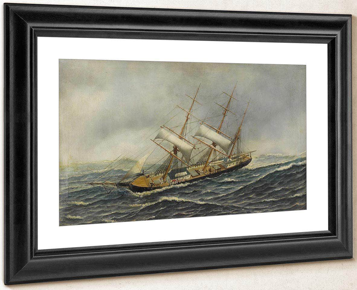 Sailing Ship St. Mary By Antonio Jacobsen Fine Art Print