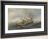 Sailing Ship St. Mary By Antonio Jacobsen Fine Art Print