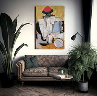 Sailor At Breakfast By Diego Rivera Fine Art Print