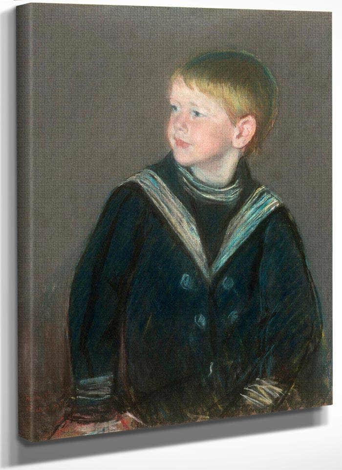 Sailor Boy Portrait Of Gardner Cassatt As A Child By Cassatt Mary Fine Art Print