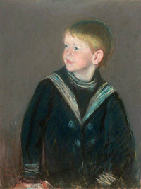 Sailor Boy Portrait Of Gardner Cassatt As A Child By Cassatt Mary Fine Art Print
