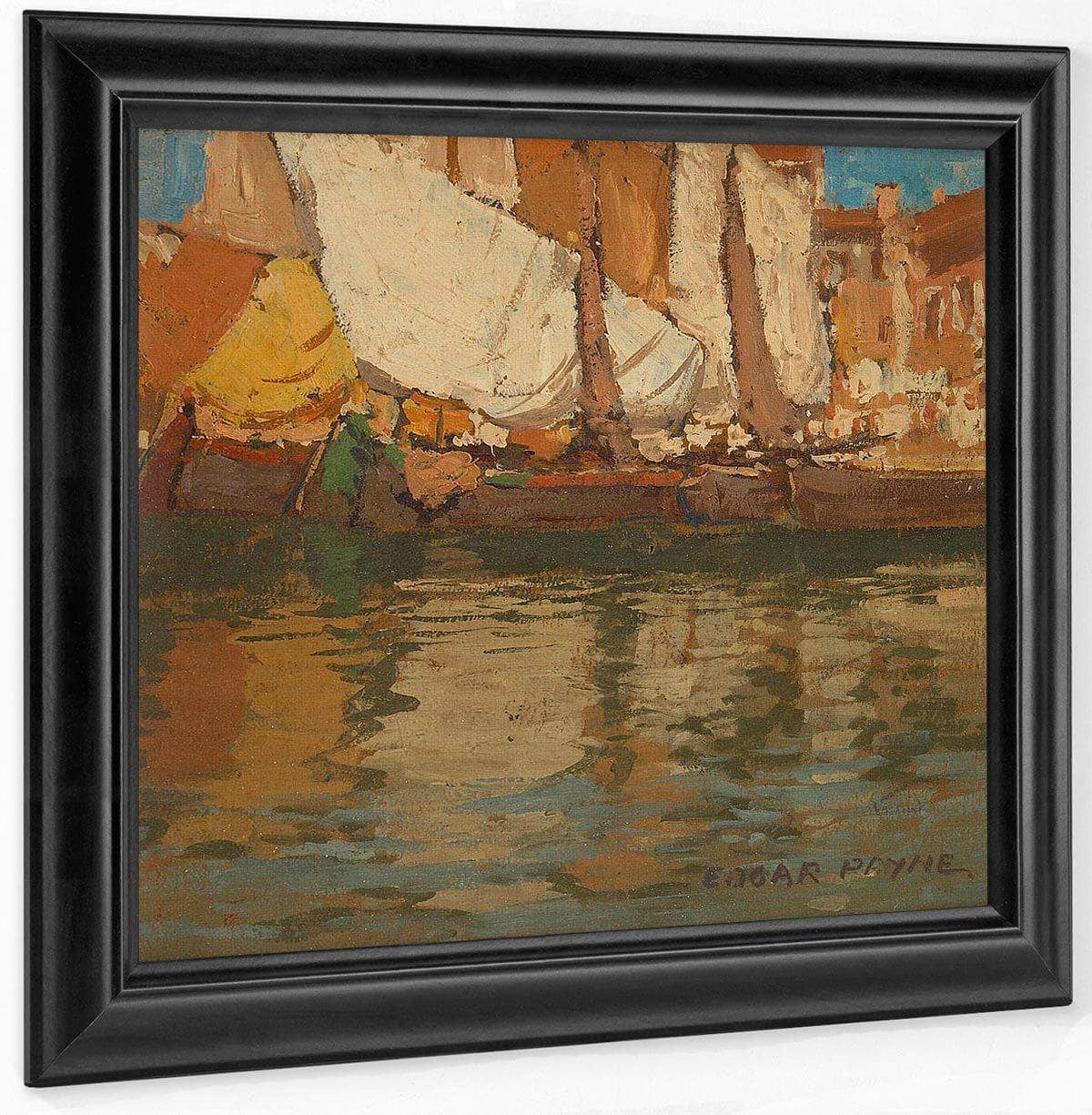 Sails And Reflections By Edgar Payne Fine Art Print
