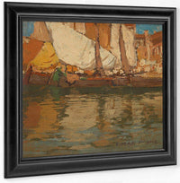 Sails And Reflections By Edgar Payne Fine Art Print