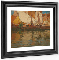 Sails And Reflections By Edgar Payne Fine Art Print