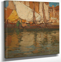 Sails And Reflections By Edgar Payne Fine Art Print