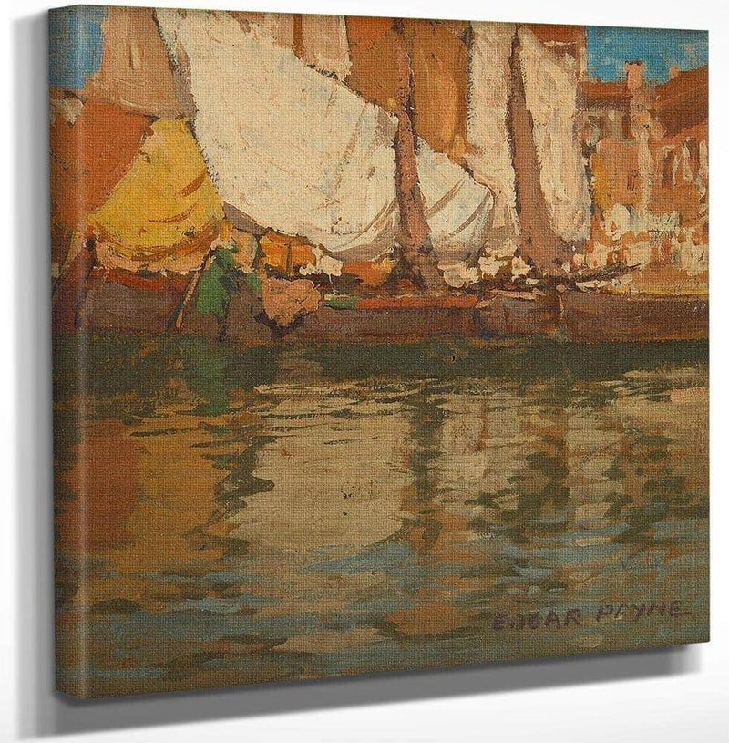 Sails And Reflections By Edgar Payne Fine Art Print