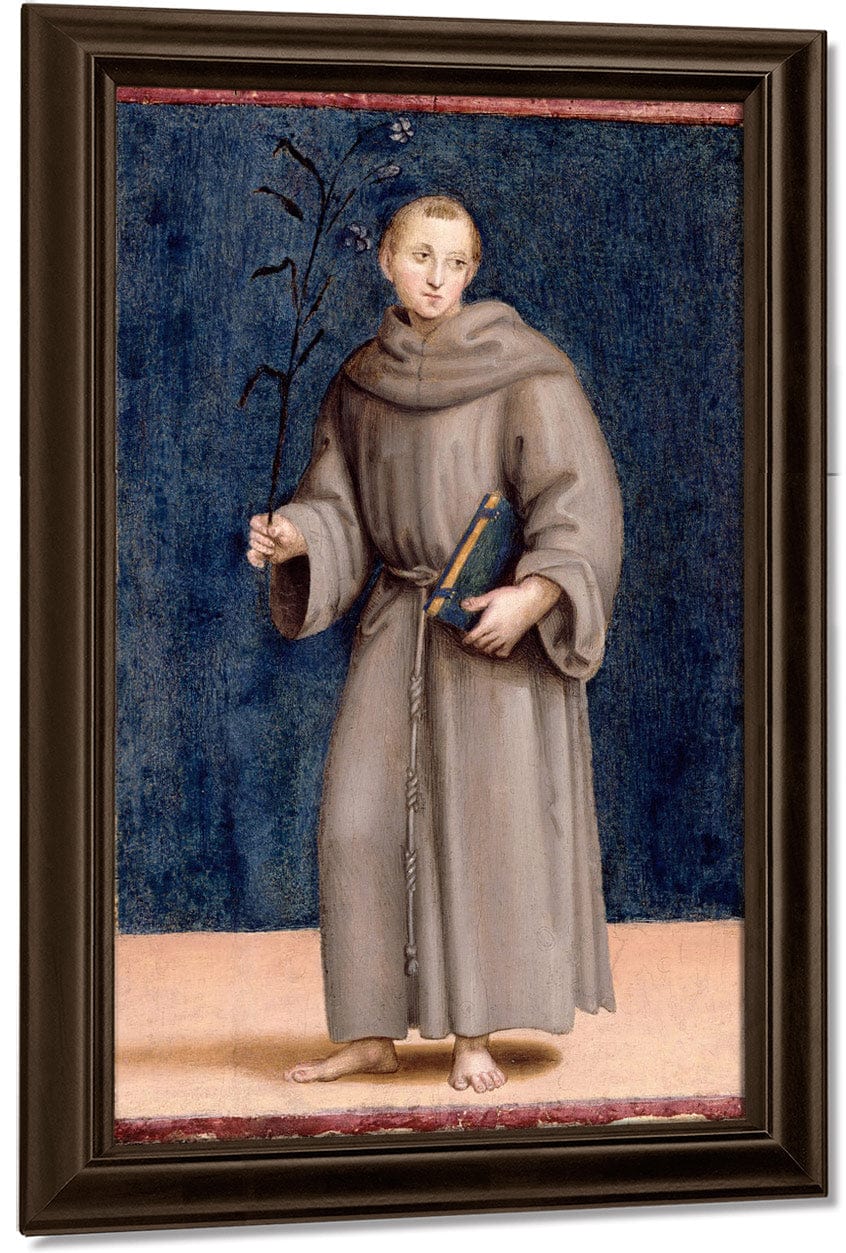 Saint Anthony Of Padua By Raphael Fine Art Print