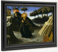 Saint Anthony Tempted By A Lump Of Gold 1436 By Fra Angelico Fine Art Print