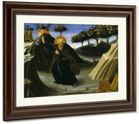 Saint Anthony Tempted By A Lump Of Gold 1436 By Fra Angelico Fine Art Print