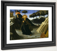 Saint Anthony Tempted By A Lump Of Gold 1436 By Fra Angelico Fine Art Print
