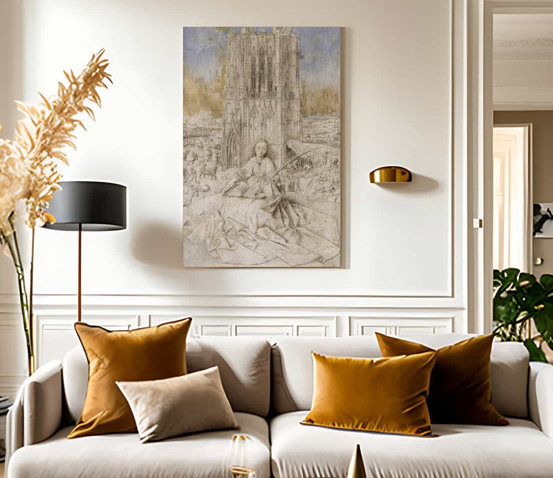 Saint Barbara By Jan Van Eyck Fine Art Print