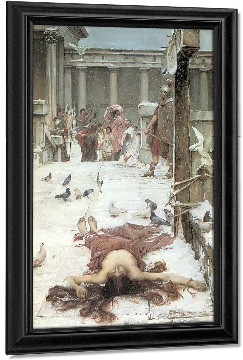 Saint Eulalia By John Waterhouse Fine Art Print