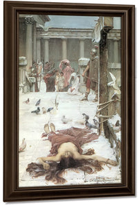 Saint Eulalia By John Waterhouse Fine Art Print