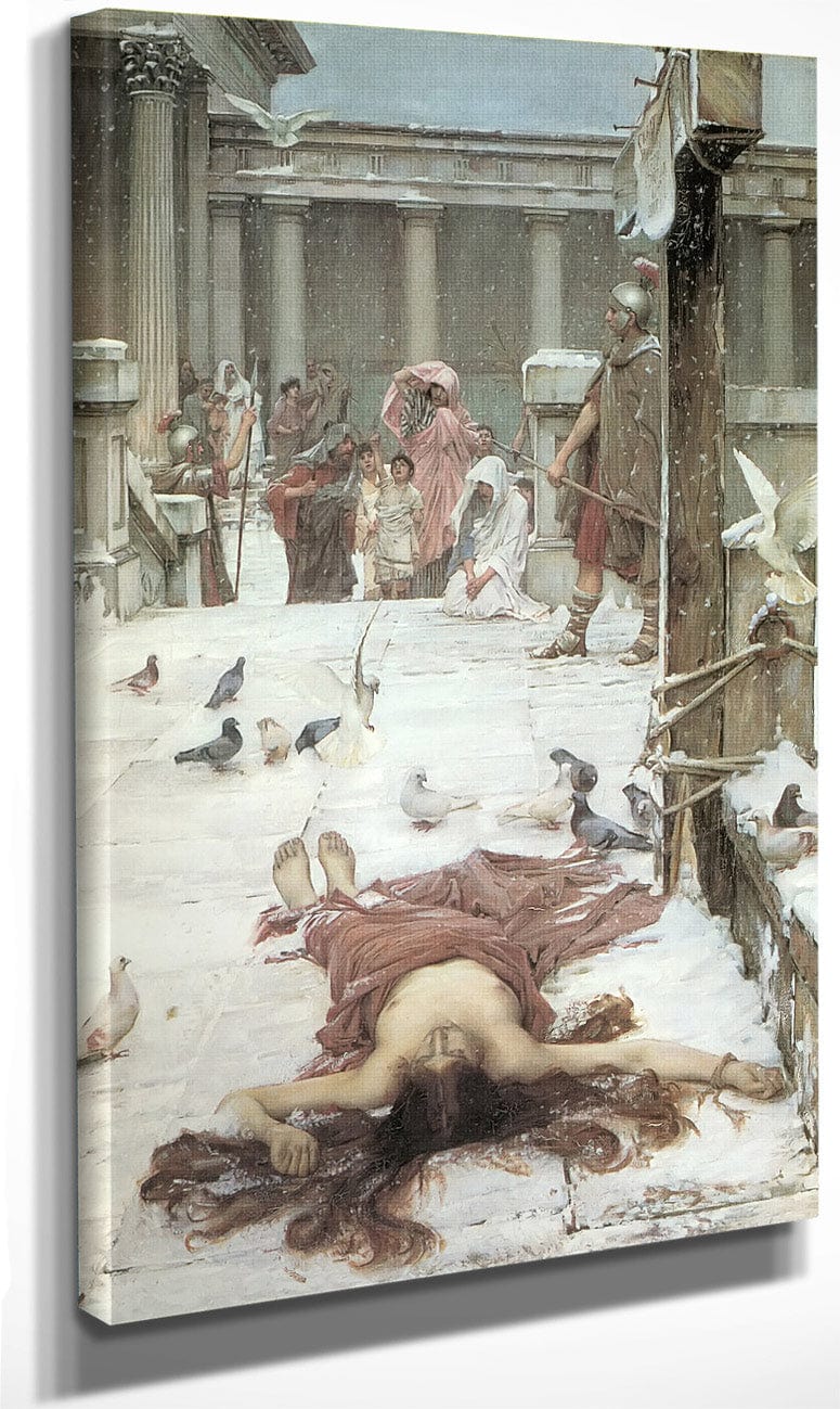 Saint Eulalia By John Waterhouse Fine Art Print