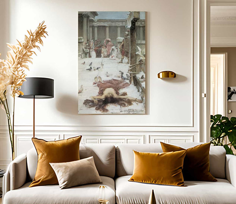 Saint Eulalia By John Waterhouse Fine Art Print