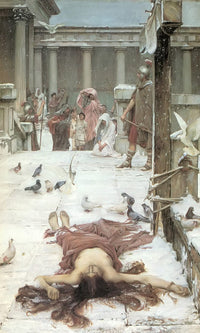 Saint Eulalia By John Waterhouse Fine Art Print