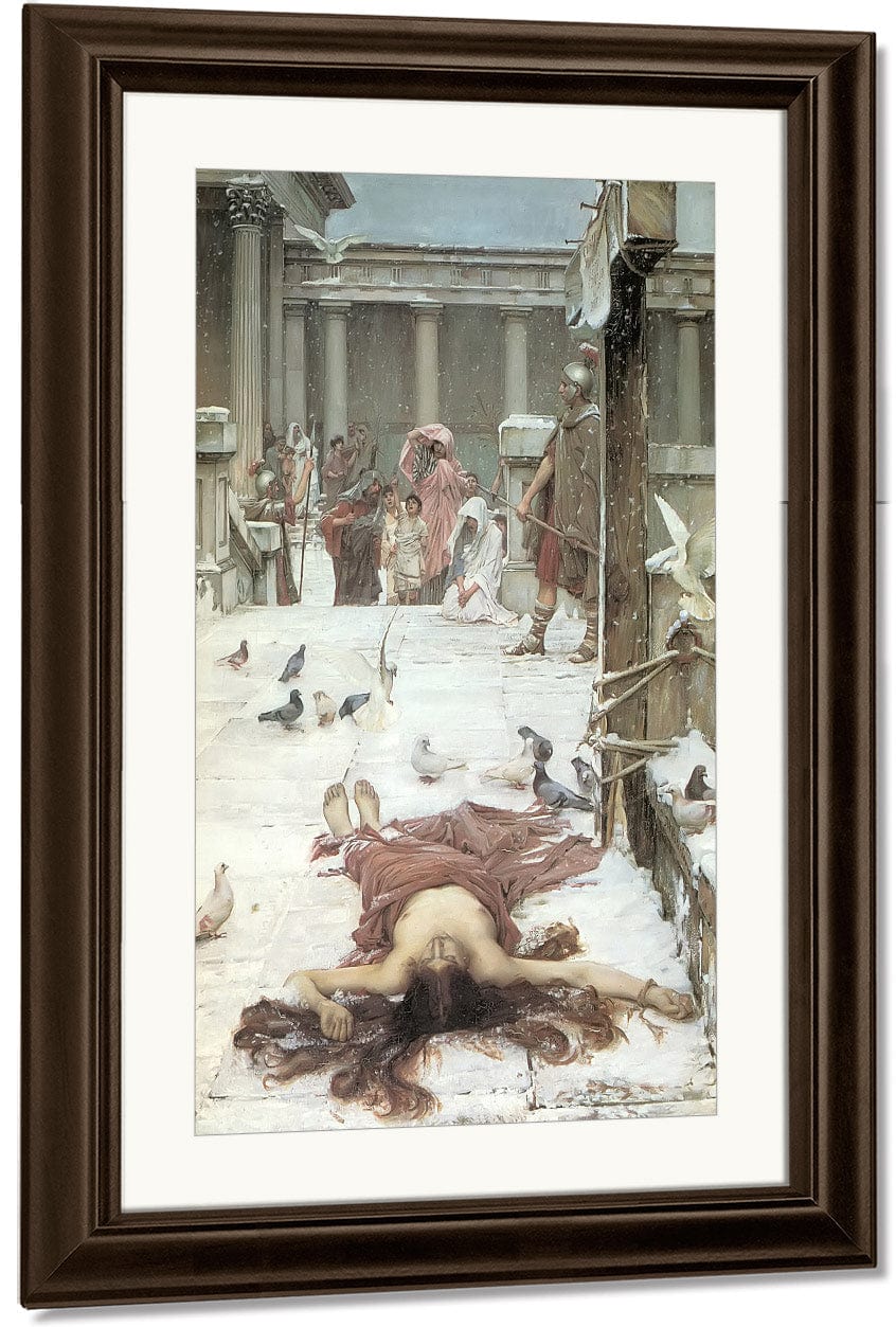 Saint Eulalia By John Waterhouse Fine Art Print