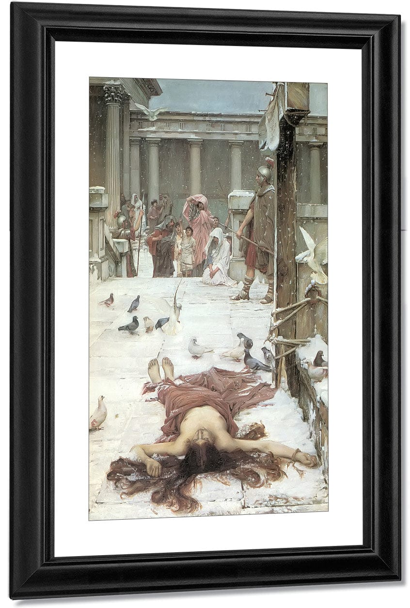 Saint Eulalia By John Waterhouse Fine Art Print