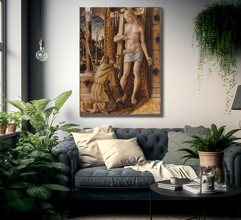 Saint Francis Collecting The Blood Of Christ 1500 By Carlo Crivelli Fine Art Print