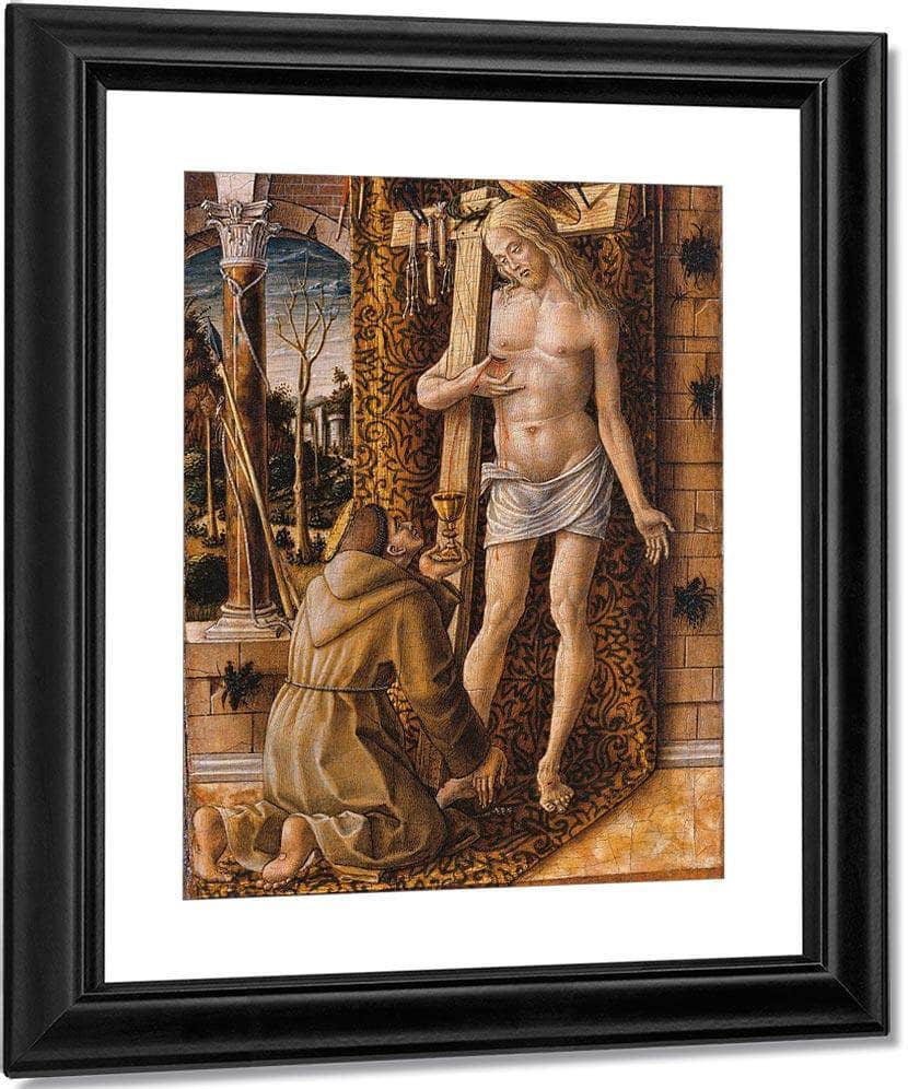 Saint Francis Collecting The Blood Of Christ 1500 By Carlo Crivelli Fine Art Print