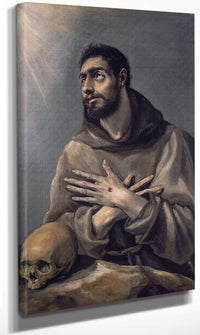Saint Francis In Ecstasy 1580 By El Greco Fine Art Print