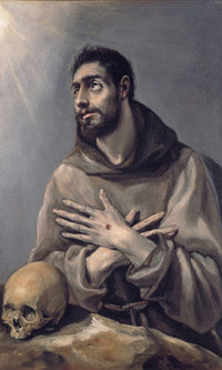 Saint Francis In Ecstasy 1580 By El Greco Fine Art Print