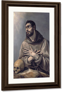 Saint Francis In Ecstasy 1580 By El Greco Fine Art Print